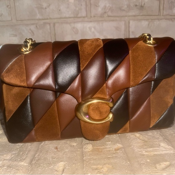 Coach Handbags - Coach Patchwork Leather Shoulder Bag